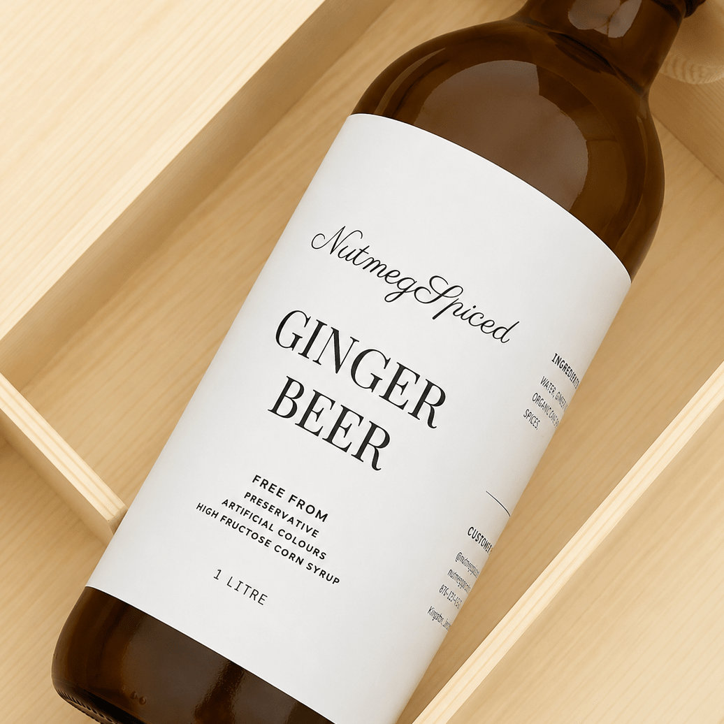 Grenadian Ginger Beer Drink – 1L - nutmegspiced